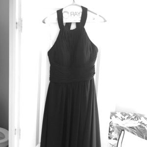 Black Azazie Winona Bridesmaid dress